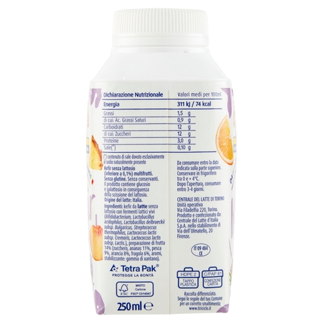 Tapporosso Kefir Multifrutti 250 ml